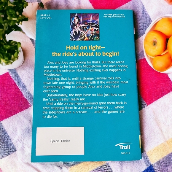 DEADTIME Stories ~Welcome to the Terror-Go-Round Vintage Softcover Book - Picture 2 of 3